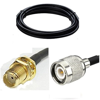 Кабель 0.3 м Rg-58 Tnc-male и Sma-female разъемы кабельная сборка Shopcarry