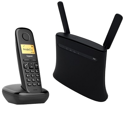 Комплект SHOPCARRY SIM 283-1 стационарный сотовый радио телефон DECT GSM 4G 3G