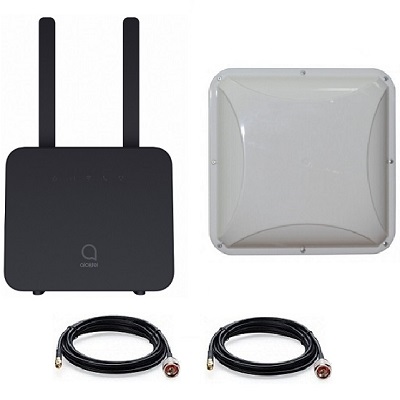 Alcatel Linkhub Hh42cv 4g 3g Wifi роутер под Sim карту с антенной Mimo 14dbi кабель 2х10м
