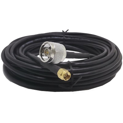 Кабельная сборка Rg-58 50 Ом с разъемами N-male и Sma-male 15 метров Shopcarry